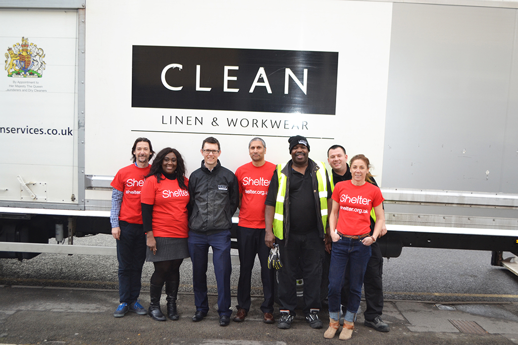CLEAN donates hotel linen to Shelter - News - CLEAN Services